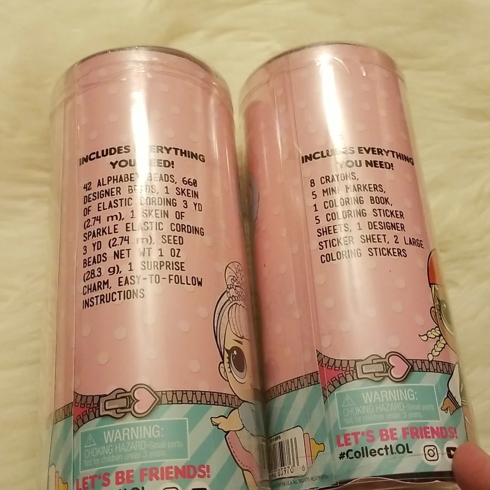 MGA ENTERTAINMENT LOL SURPRISE TUBES! ( You'll get one of each tube, 2 t…